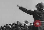 Image of marching band Mourmelon le Grand France, 1945, second 47 stock footage video 65675080000