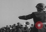 Image of marching band Mourmelon le Grand France, 1945, second 48 stock footage video 65675080000