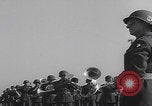 Image of marching band Mourmelon le Grand France, 1945, second 52 stock footage video 65675080000