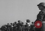 Image of marching band Mourmelon le Grand France, 1945, second 53 stock footage video 65675080000