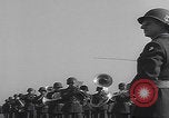Image of marching band Mourmelon le Grand France, 1945, second 54 stock footage video 65675080000