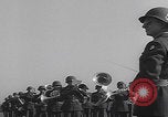 Image of marching band Mourmelon le Grand France, 1945, second 56 stock footage video 65675080000