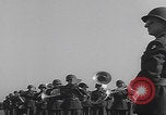 Image of marching band Mourmelon le Grand France, 1945, second 58 stock footage video 65675080000
