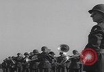Image of marching band Mourmelon le Grand France, 1945, second 59 stock footage video 65675080000