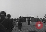 Image of marching band Mourmelon le Grand France, 1945, second 60 stock footage video 65675080000