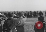 Image of Boys salute 101st Airborne Mourmelon le Grand France, 1945, second 8 stock footage video 65675080001