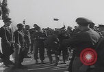 Image of Boys salute 101st Airborne Mourmelon le Grand France, 1945, second 49 stock footage video 65675080001