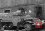 Image of 150th Signal Corps whitewash trucks Metz France, 1945, second 8 stock footage video 65675080011