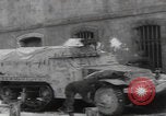 Image of 150th Signal Corps whitewash trucks Metz France, 1945, second 10 stock footage video 65675080011