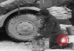 Image of 150th Signal Corps whitewash trucks Metz France, 1945, second 40 stock footage video 65675080011