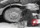 Image of 150th Signal Corps whitewash trucks Metz France, 1945, second 43 stock footage video 65675080011