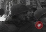 Image of 347th Regiment Troops give cigarette Saint Hubert Belgium, 1945, second 28 stock footage video 65675080015