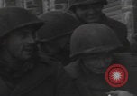 Image of 347th Regiment Troops give cigarette Saint Hubert Belgium, 1945, second 33 stock footage video 65675080015