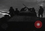 Image of US soldiers on tank dusk WW2 Germany, 1945, second 31 stock footage video 65675080019