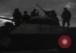 Image of US soldiers on tank dusk WW2 Germany, 1945, second 32 stock footage video 65675080019
