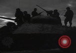 Image of US soldiers on tank dusk WW2 Germany, 1945, second 35 stock footage video 65675080019