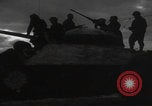 Image of US soldiers on tank dusk WW2 Germany, 1945, second 36 stock footage video 65675080019