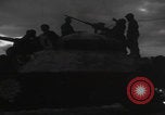 Image of US soldiers on tank dusk WW2 Germany, 1945, second 39 stock footage video 65675080019