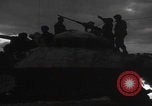 Image of US soldiers on tank dusk WW2 Germany, 1945, second 40 stock footage video 65675080019
