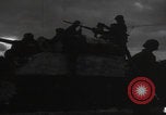 Image of US soldiers on tank dusk WW2 Germany, 1945, second 44 stock footage video 65675080019