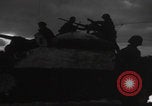 Image of US soldiers on tank dusk WW2 Germany, 1945, second 47 stock footage video 65675080019