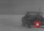 Image of US infantry vehicles blizzard WW2 Bonnal Luxembourg, 1945, second 30 stock footage video 65675080023