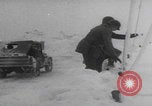 Image of US infantry vehicles blizzard WW2 Bonnal Luxembourg, 1945, second 40 stock footage video 65675080023