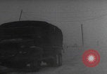 Image of US infantry vehicles blizzard WW2 Bonnal Luxembourg, 1945, second 60 stock footage video 65675080023
