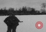 Image of 5th Armored division winter training WW2 Eupen Belgium, 1945, second 40 stock footage video 65675080025