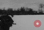 Image of 5th Armored division winter training WW2 Eupen Belgium, 1945, second 41 stock footage video 65675080025