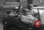 Image of General Omar Bradley Luxembourg WW2 Luxembourg, 1945, second 20 stock footage video 65675080026
