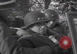 Image of General Omar Bradley tours winter Luxembourg WW2 Luxembourg, 1945, second 8 stock footage video 65675080027
