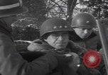 Image of General Omar Bradley tours winter Luxembourg WW2 Luxembourg, 1945, second 9 stock footage video 65675080027