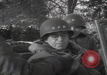 Image of General Omar Bradley tours winter Luxembourg WW2 Luxembourg, 1945, second 12 stock footage video 65675080027