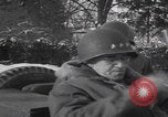 Image of General Omar Bradley tours winter Luxembourg WW2 Luxembourg, 1945, second 14 stock footage video 65675080027