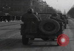 Image of General Omar Bradley tours winter Luxembourg WW2 Luxembourg, 1945, second 22 stock footage video 65675080027