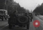 Image of General Omar Bradley tours winter Luxembourg WW2 Luxembourg, 1945, second 31 stock footage video 65675080027