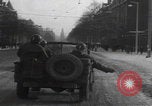 Image of General Omar Bradley tours winter Luxembourg WW2 Luxembourg, 1945, second 37 stock footage video 65675080027