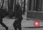 Image of General Frank Culin Jr with son Belgium WW2 Libramont Belgium, 1945, second 14 stock footage video 65675080028