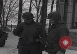 Image of General Frank Culin Jr with son Belgium WW2 Libramont Belgium, 1945, second 18 stock footage video 65675080028