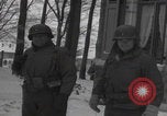 Image of General Frank Culin Jr with son Belgium WW2 Libramont Belgium, 1945, second 29 stock footage video 65675080028