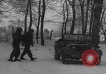 Image of General Frank Culin Jr with son Belgium WW2 Libramont Belgium, 1945, second 33 stock footage video 65675080028