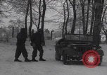 Image of General Frank Culin Jr with son Belgium WW2 Libramont Belgium, 1945, second 34 stock footage video 65675080028