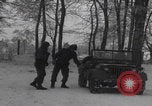 Image of General Frank Culin Jr with son Belgium WW2 Libramont Belgium, 1945, second 35 stock footage video 65675080028