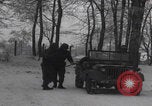 Image of General Frank Culin Jr with son Belgium WW2 Libramont Belgium, 1945, second 36 stock footage video 65675080028