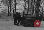 Image of General Frank Culin Jr with son Belgium WW2 Libramont Belgium, 1945, second 38 stock footage video 65675080028