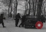 Image of General Frank Culin Jr with son Belgium WW2 Libramont Belgium, 1945, second 39 stock footage video 65675080028