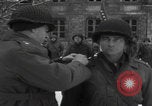 Image of General Harry Twaddle battlefield commissions WW2 Saarlautern Germany, 1945, second 19 stock footage video 65675080029