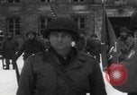 Image of General Harry Twaddle battlefield commissions WW2 Saarlautern Germany, 1945, second 23 stock footage video 65675080029