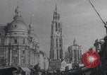 Image of Antwerp Belgium street scenes WW2 Antwerp Belgium, 1945, second 55 stock footage video 65675080044